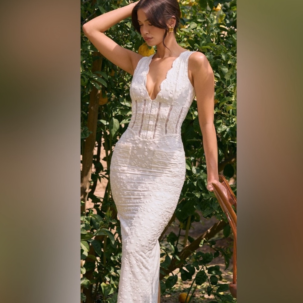 House of CB White Maxi Dress